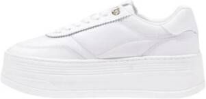 Tommy Hilfiger Leren Sneakers Dames Collectie Lente Zomer White Dames