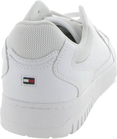 Tommy Hilfiger Leren Sneakers Lage Top Kern White Heren