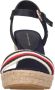 Tommy Hilfiger Corporate Wedge Platform Sandalen Multicolor Dames - Thumbnail 8