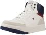 Tommy Hilfiger Mid Cut Lace-Up Sneaker White Heren - Thumbnail 3