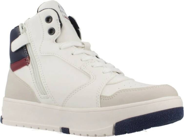 Tommy Hilfiger Mid Cut Lace-Up Sneaker White Heren