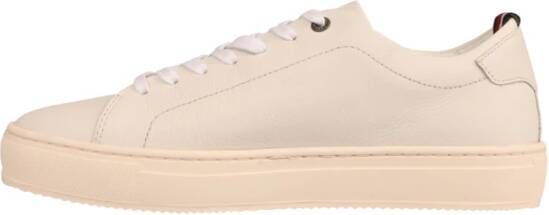 Tommy Hilfiger Minimalistische Eco Leren Sneaker White Heren