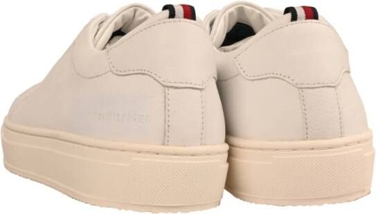 Tommy Hilfiger Minimalistische Eco Leren Sneaker White Heren