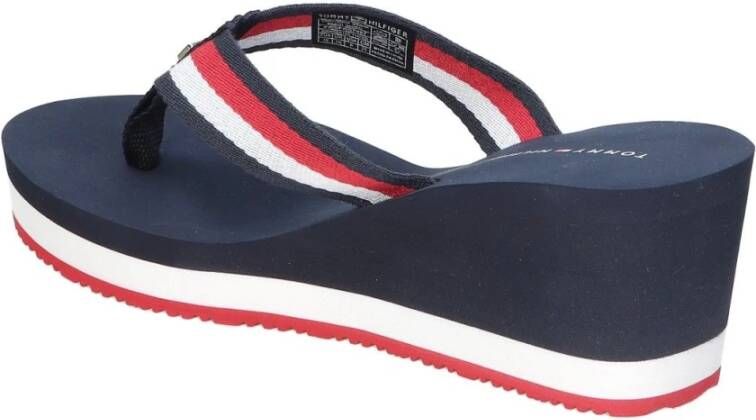 Tommy Hilfiger Modieuze Jonge Sandalen Blue Dames