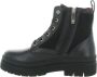 Tommy Hilfiger Nautische Leren Veterschoenen Black Dames - Thumbnail 4