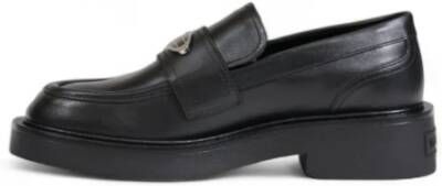 Tommy Hilfiger Platte Loafer Schoenen Collectie Leren Samenstelling Black Dames