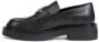 Tommy Hilfiger Platte Loafer Schoenen Collectie Leren Samenstelling Black Dames - Thumbnail 5