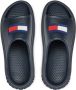 Tommy Hilfiger Platte PVC Logo Muilezel Schoenen Blue Dames - Thumbnail 8