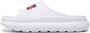 Tommy Hilfiger Platte PVC Logo Muilezel Schoenen White Dames - Thumbnail 3