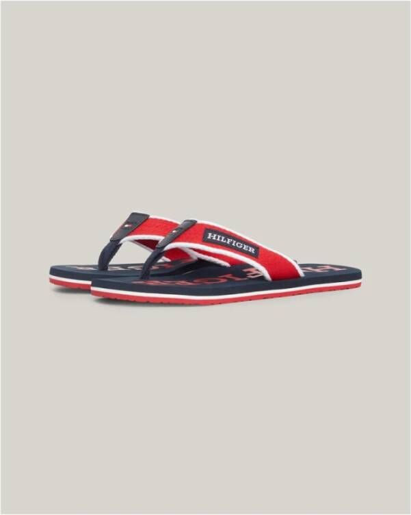 Tommy Hilfiger Polyester Slippers Multicolor Heren