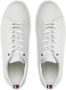 Tommy Hilfiger Premium Cupsole Geleerde Leren Sneakers White Heren - Thumbnail 4