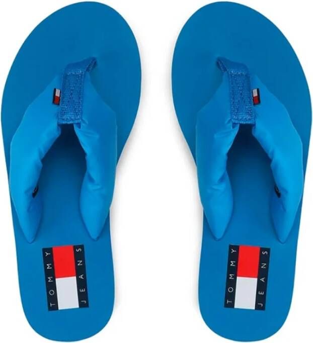 Tommy Hilfiger Recyclede Polyester Slippers Blue Dames - Foto 5
