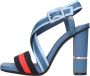 Tommy Hilfiger Sandalen Blauw Blue Dames - Thumbnail 2