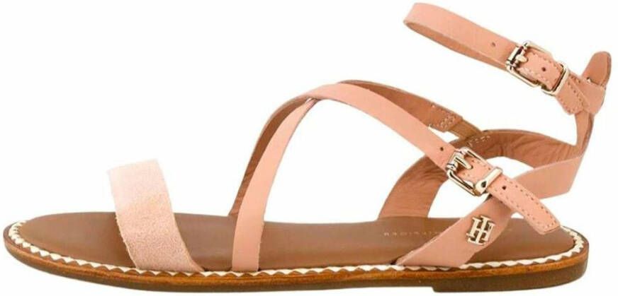 Tommy Hilfiger Platte sandalen Bruin Dames