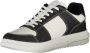 Tommy Hilfiger Zwarte Polyester Sneaker met Veters Contrastdetails Logo Black Heren - Thumbnail 4