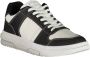 Tommy Hilfiger Zwarte Polyester Sneaker met Veters Contrastdetails Logo Black Heren - Thumbnail 3