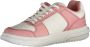 Tommy Hilfiger Sportieve Vetersneakers Roze Contrast Logo Pink Dames - Thumbnail 4