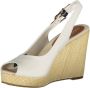 Tommy Hilfiger Sandaaltjes ICONIC ELBA SLING BACK WEDGE zomerschoen sandaal keilhak met jute bekleding - Thumbnail 31