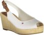 Tommy Hilfiger Sandaaltjes ICONIC ELBA SLING BACK WEDGE zomerschoen sandaal keilhak met jute bekleding - Thumbnail 21