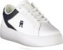 Tommy Hilfiger Plateausneakers TH PLATFORM COURT SNEAKER met contrastafwerking vrijetijdsschoen halve schoen veterschoen - Thumbnail 11