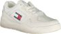 Tommy Hilfiger Witte polyester sneakers met contrastdetails White Dames - Thumbnail 3