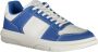 Tommy Hilfiger Witte polyester sneakers met veters contrastdetails logo Blue Heren - Thumbnail 2