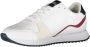 Tommy Hilfiger Geborduurde Lace-Up Sports Sneaker White Heren - Thumbnail 8