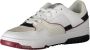 Tommy Hilfiger Sportieve witte vetersneakers met contrastdetails en logoprint Multicolor Heren - Thumbnail 11