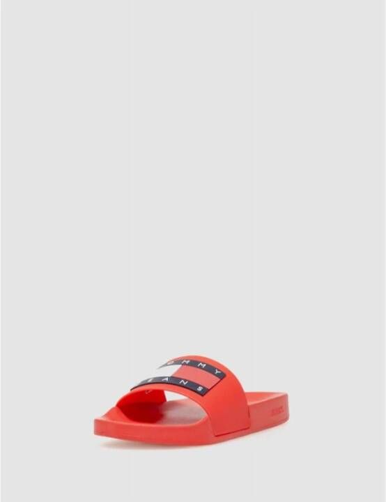 Tommy Hilfiger Sliders Rood Heren