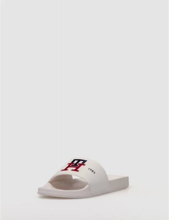 Tommy Hilfiger Sliders Wit Heren