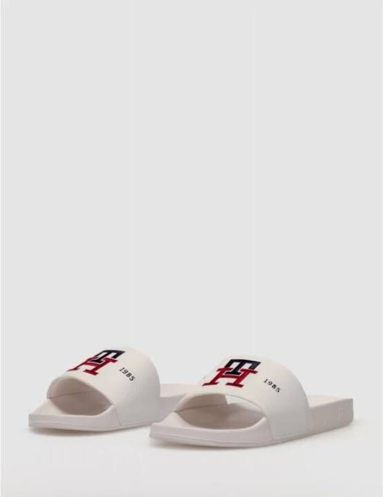 Tommy Hilfiger Sliders Wit Heren