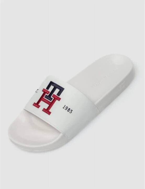 Tommy Hilfiger Sliders Wit Heren