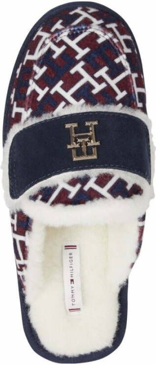 Tommy Hilfiger loafer mule slippergram Blauw Dames