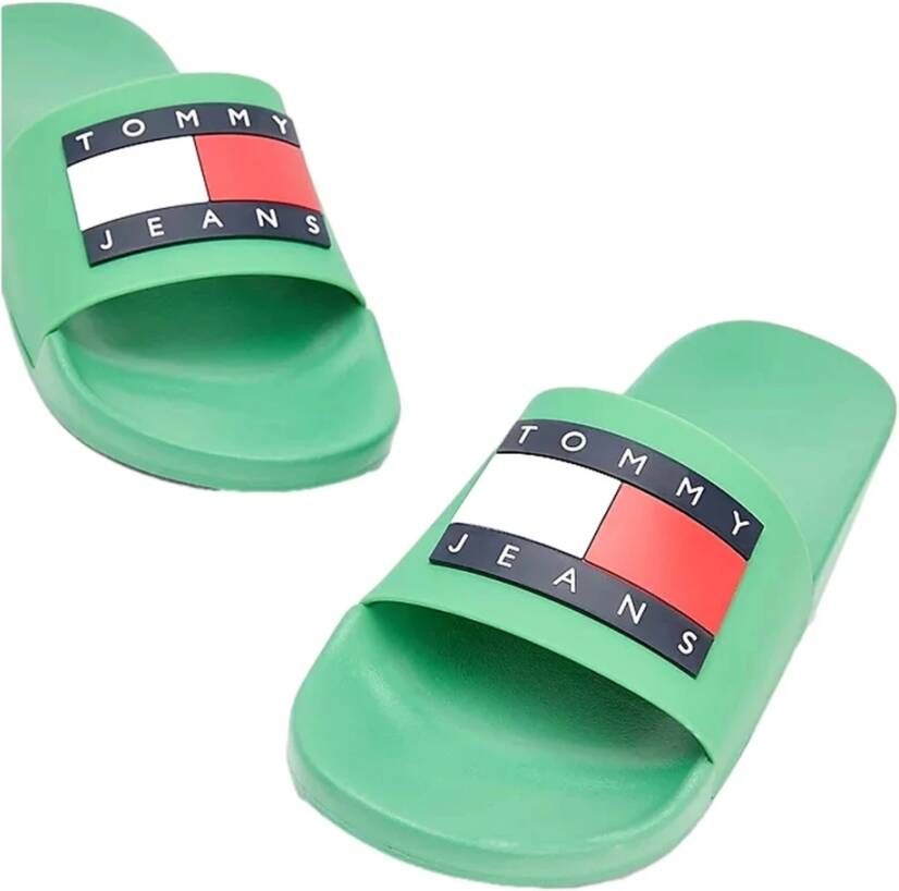 Tommy Hilfiger Slippers Green Heren