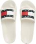 TOMMY JEANS Badslippers POOL SLIDE ESS zomerschoen poolslides slippers met opvallende logo-vlag - Thumbnail 14