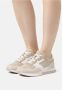 Tommy Hilfiger Lichtbeige en roze leren hardloopsneakers Beige Dames - Thumbnail 3