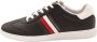 Tommy Hilfiger Corporate Leather Cup Stripes Heren Sneakers Schoenen Blauw FM0FM04732DW5 - Thumbnail 10