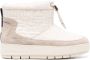 Tommy Hilfiger Snowboot Enkellaarzen in wit suède White Dames - Thumbnail 4