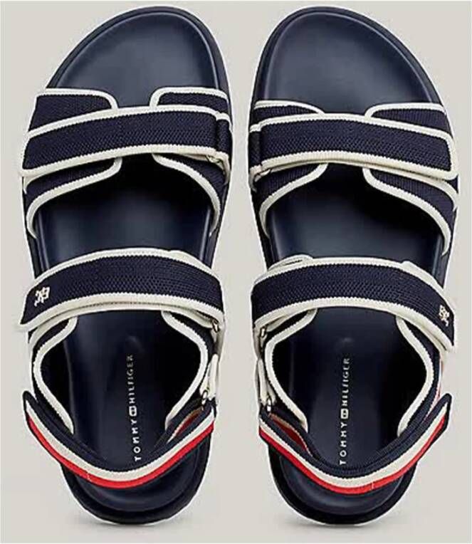 Tommy Hilfiger Blauwe Sportieve Sandalen Blue Dames