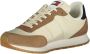 Tommy Hilfiger Sportieve Beige Veterschoenen met Bruine en Blauwe Details Beige Heren - Thumbnail 8