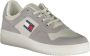 Tommy Hilfiger Sportieve Grijze Veterschoenen met Contrastdetails en Logoprint Gray Heren - Thumbnail 5