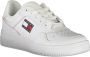 TOMMY JEANS Plateausneakers TJW RETRO BASKET ESS vrijetijdsschoen halfschoen veterschoen met zijlogo-vlag - Thumbnail 14