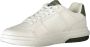 Tommy Hilfiger Sportieve Witte Sneakers Groene Details Print White Heren - Thumbnail 4