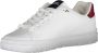 Tommy Hilfiger Sportieve witte vetersneakers met contrastdetails en logoprint White Heren - Thumbnail 4