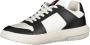 Tommy Hilfiger Sportieve Zwarte Vetersneakers met Witte Contrastdetails en Logoprint Black Dames - Thumbnail 5