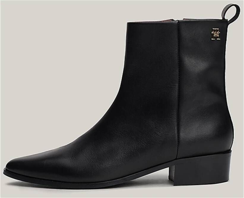 Tommy Hilfiger Stijlvolle Enkellaarzen Black Dames