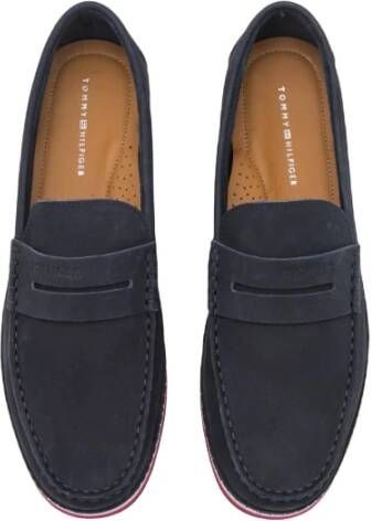 Tommy Hilfiger Stijlvolle Loafers voor Heren Blue Heren