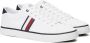 Tommy Hilfiger Strepen Mesh Vrijetijdssneakers Wit White Heren - Thumbnail 2