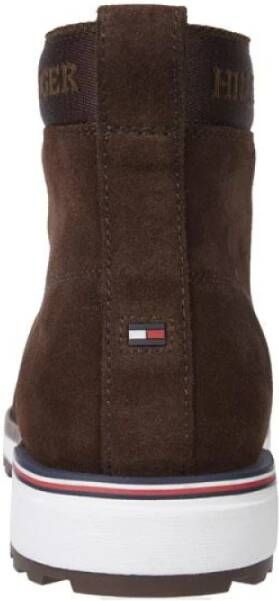 Tommy Hilfiger Suede Outdoor Boot Brown Heren