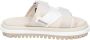 Tommy Hilfiger Textiel Flatform Sandalen voor Vrouwen Beige Dames - Thumbnail 3